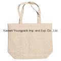 Short Handle Reusable Logo personnalisé Logo imprimé Natural Tote Cotton Bag